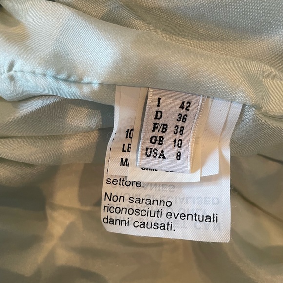 LUCA LUCA light blue leather jacket - Picture 4 of 8